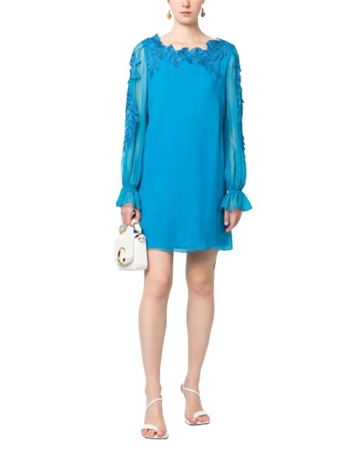 Abito Donna blu con scollo tondo ALBERTA FERRETTI | A045601140327